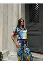 POLO YAKA İKİLİ SATEN TAKIM