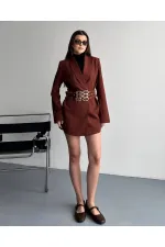 3 KEMERLİ TASARIM CEKET