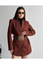 3 KEMERLİ TASARIM CEKET