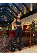 Spanish Flare Eyelet Detail