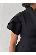 SHOULDER RUFFLE DETAIL SET