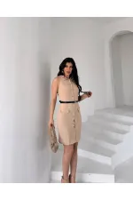 GÖMLEK YAKA ELBİSE