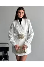 3 KEMERLİ TASARIM CEKET