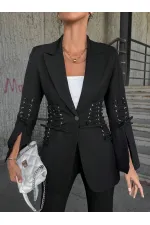 Bağcık Detaylı Tasarım Ceket