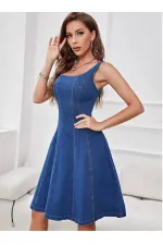 denim dress
