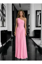 TEK OMUZ MAXİ BOY ELBİSE