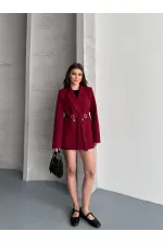 JACKET WITH ADJUSTABLE WAIST BELT