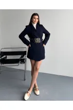 3 KEMERLİ TASARIM CEKET