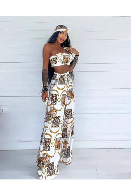 CROP BANDANA DETAYLI TAKIM