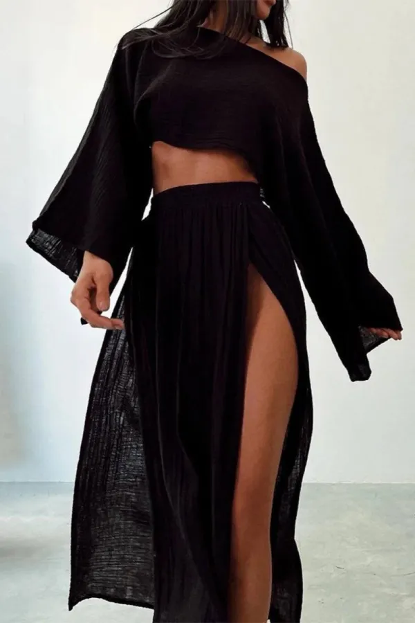 ENSEMBLE JUPE AMPLE ET CONFORTABLE