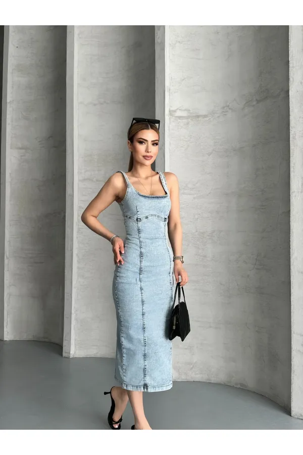 denim dress