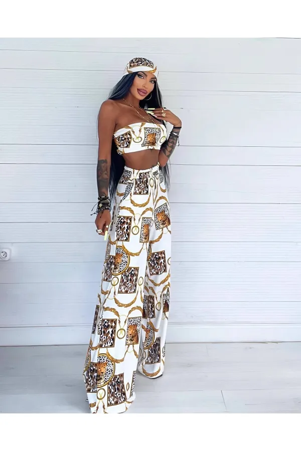 ENSEMBLE DÉTAILLÉ DE BANDANA COURT