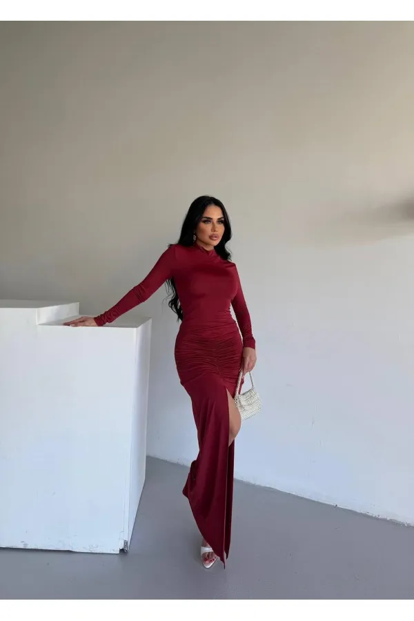 ROBE MAXY TRÈS LONGUE À DRAPS