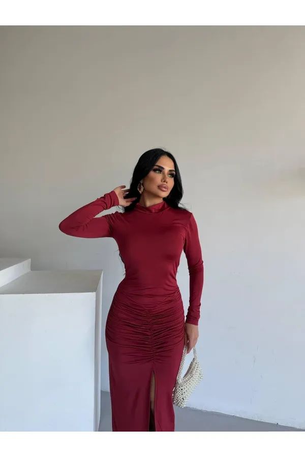 ROBE MAXY TRÈS LONGUE À DRAPS