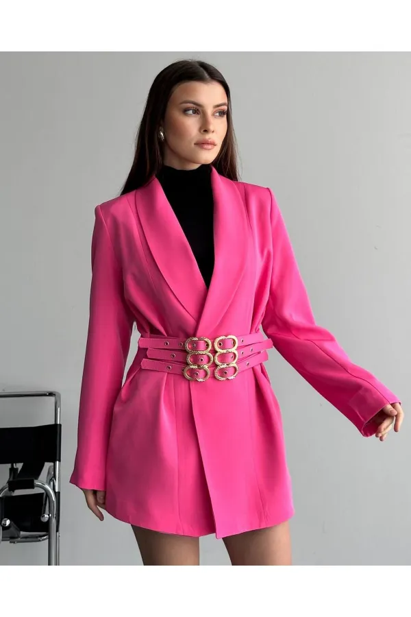 3 KEMERLİ TASARIM CEKET