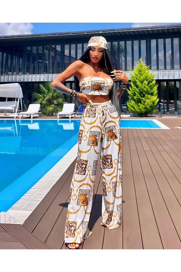 ENSEMBLE DÉTAILLÉ DE BANDANA COURT