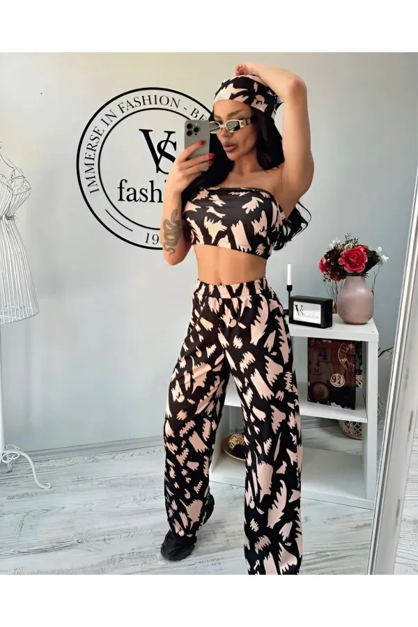 ENSEMBLE DÉTAILLÉ DE BANDANA COURT