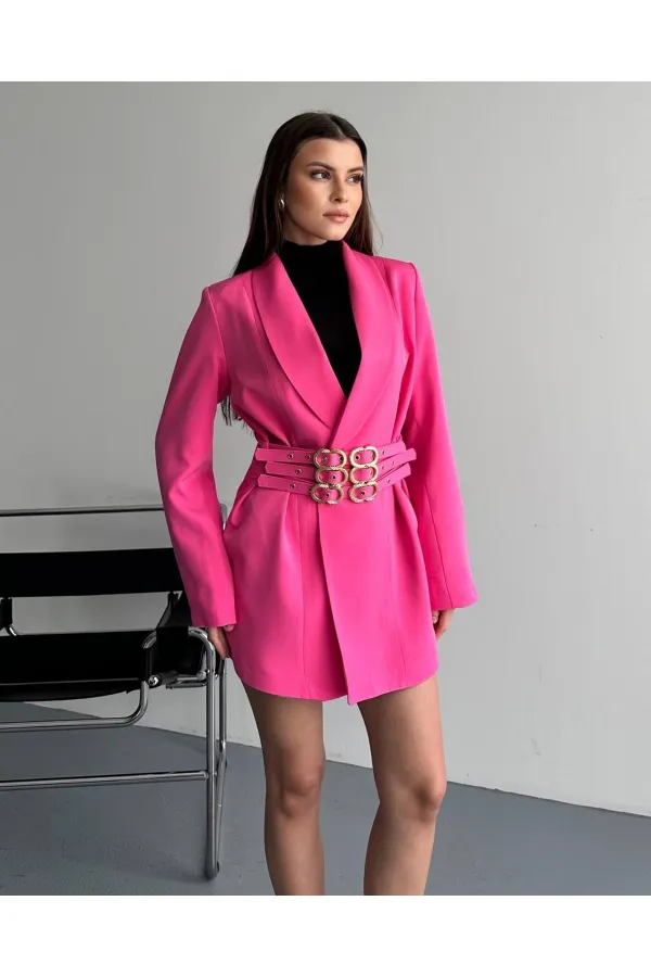 3 KEMERLİ TASARIM CEKET