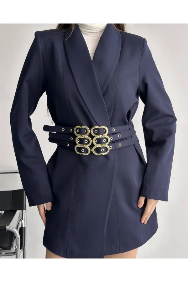 3 KEMERLİ TASARIM CEKET