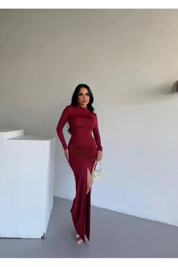 ROBE MAXY TRÈS LONGUE À DRAPS