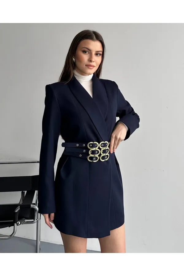 3 KEMERLİ TASARIM CEKET