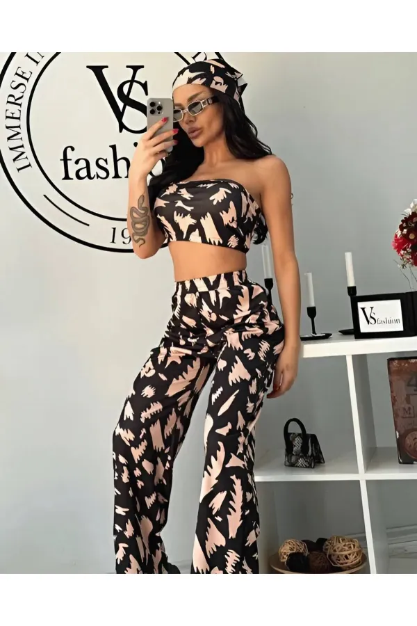 ENSEMBLE DÉTAILLÉ DE BANDANA COURT