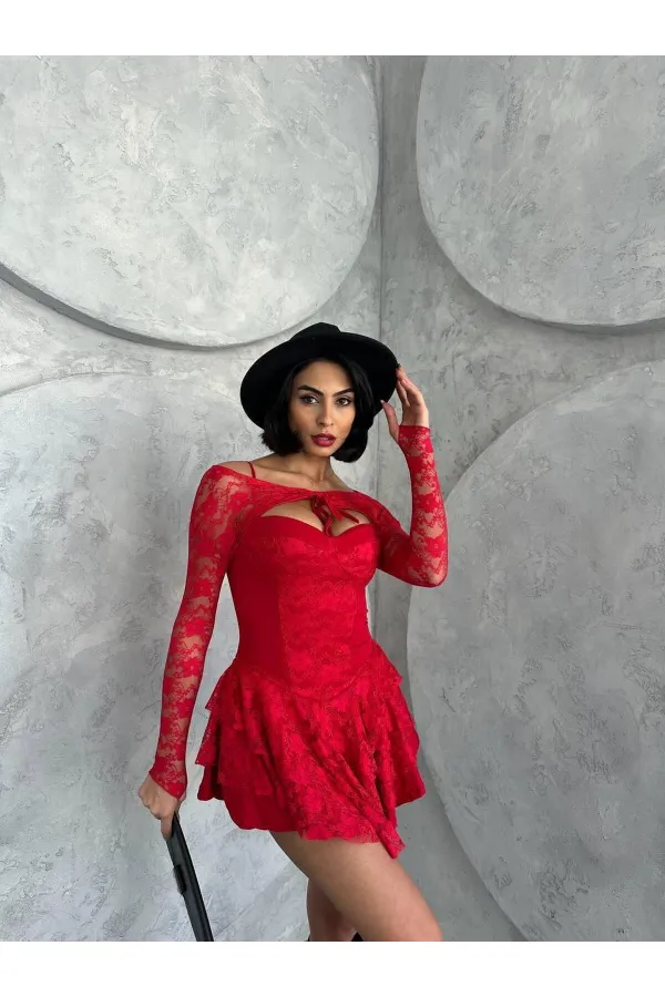 BOLERO WITH SHORTS INNER DETAIL