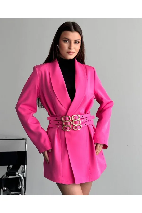 3 KEMERLİ TASARIM CEKET