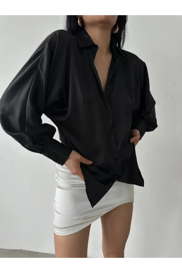 Flowy Satin Shirt