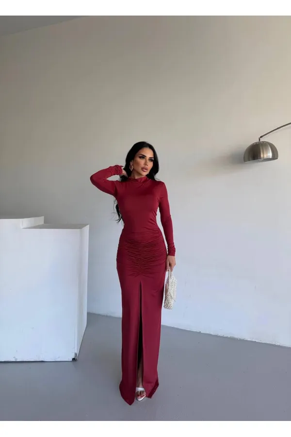 ROBE MAXY TRÈS LONGUE À DRAPS