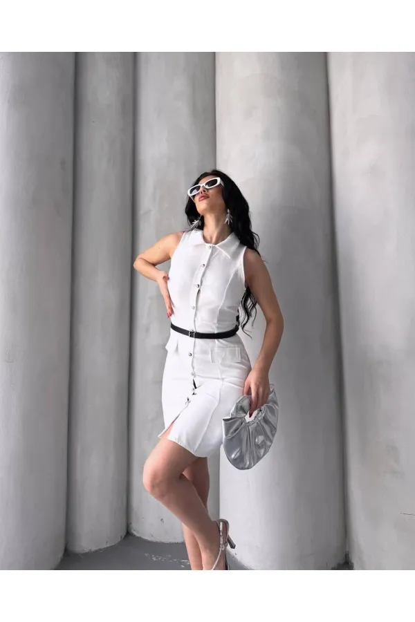 GÖMLEK YAKA ELBİSE